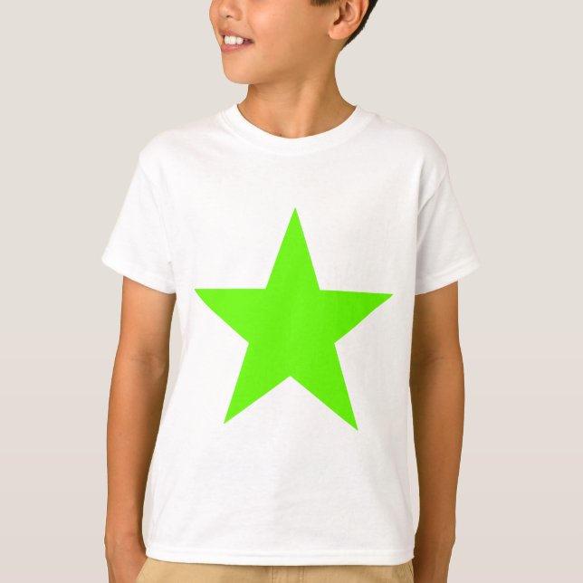 Star Green Light The MUSEUM Zazzle Gifts T-Shirt (Front)