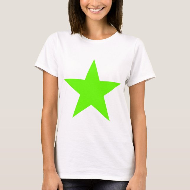 Star Green Light The MUSEUM Zazzle Gifts T-Shirt (Front)