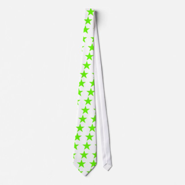 Star Green Light The MUSEUM Zazzle Gifts Tie (Front)