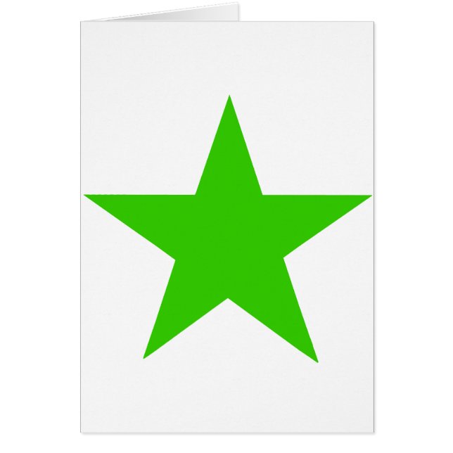 Star Green The MUSEUM Zazzle Gifts (Front)