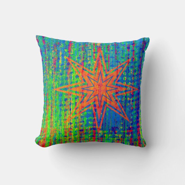 Star Gypsy Throw Pillow (Front)