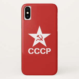 Star Hammer Sickle CCCP Phone Case, Apple iPhone X Case