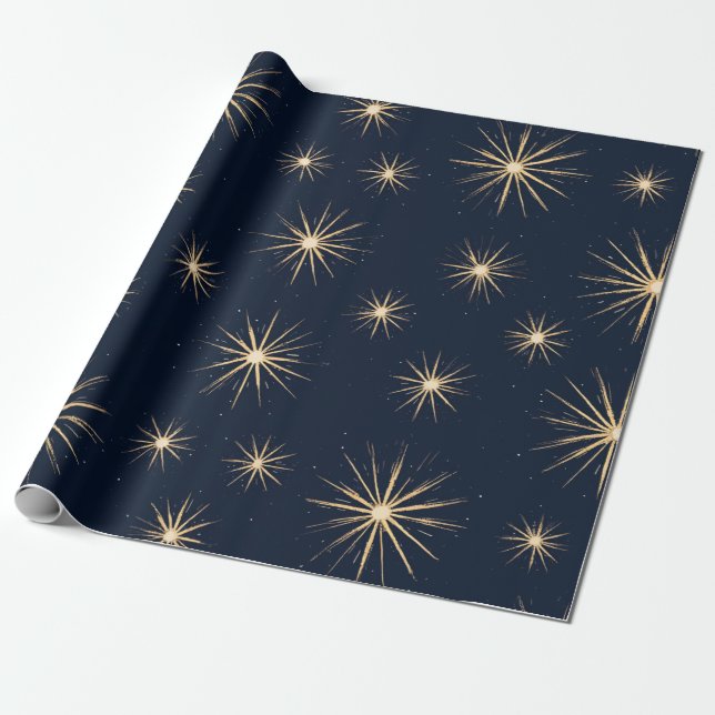 Star Image Wrapping Paper (Unrolled)