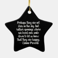 Star In Memory Of Ornament