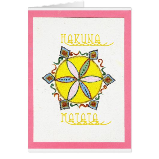 Star in the Making Hakuna Matata Cards (Front)