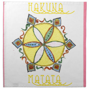 Star in the Making Hakuna Matata Cloth Napkin