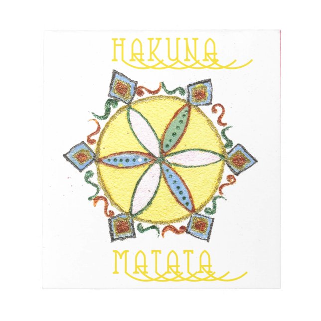 Star in the Making Hakuna Matata Notepad (Front)