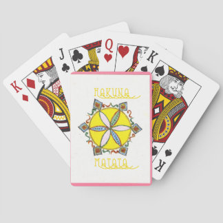 Star in the Making Hakuna Matata Poker Cards