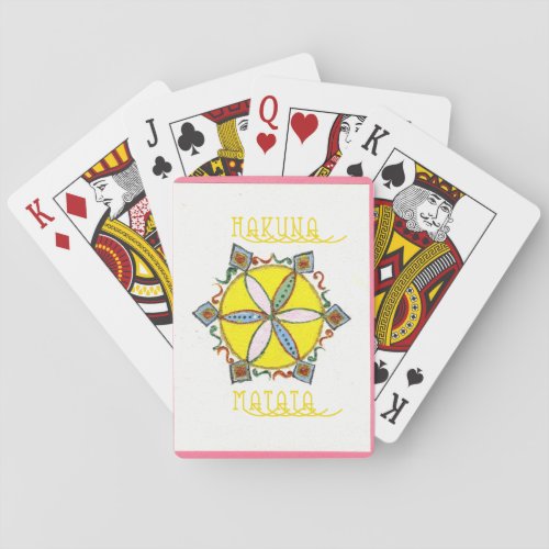 Star in the Making Hakuna Matata Poker Cards