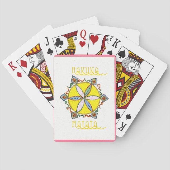 Star in the Making Hakuna Matata Poker Cards (Back)