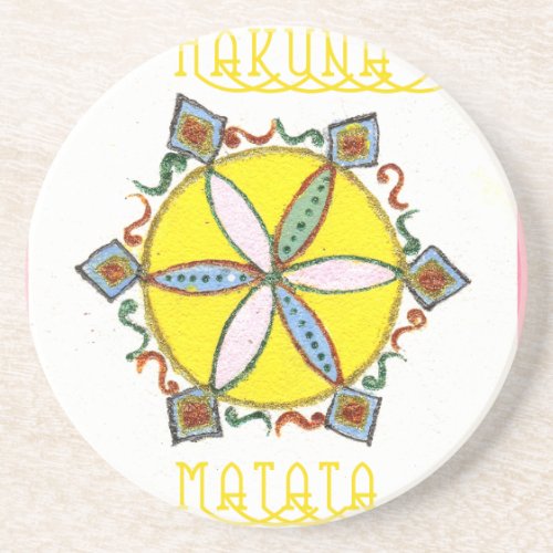 Star in the Making Hakuna Matata Sandstone Coaster