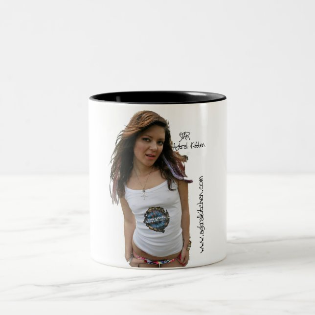 STAR in the morning Two-Tone Coffee Mug (Center)