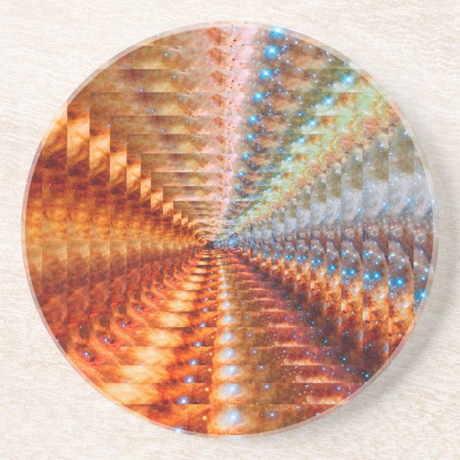 Star Infinity Sandstone Coaster (Front)