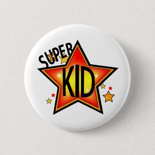 Star Kid Pin Back Button