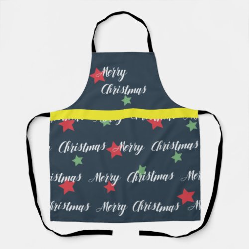 Star Kissed Wishes Christmas Apron