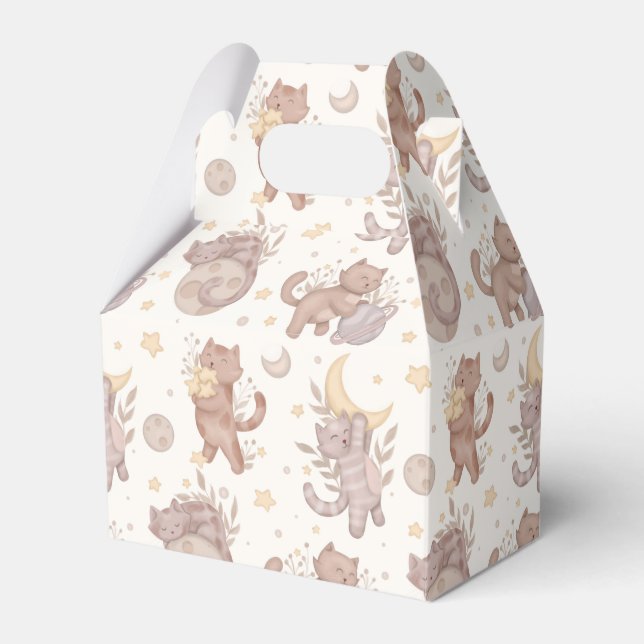 Star Kittens Favor Boxes (Front Side)