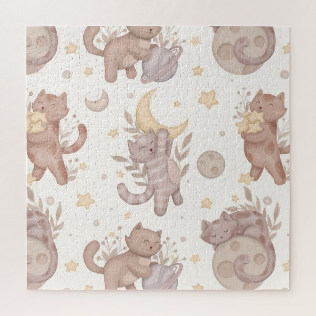 Star Kittens Jigsaw Puzzle (Vertical)