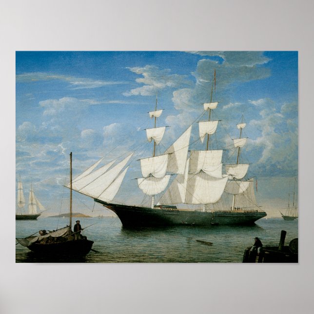 Star Light in Boston Harbor Poster (Front)