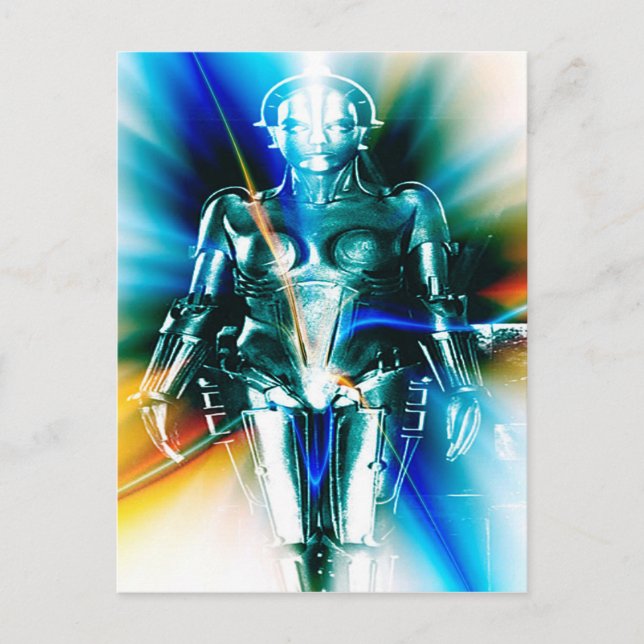Star Light Robot Postcard (Front)