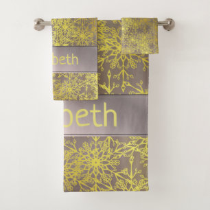 star, light, shiny, bright, shine, glow, glitter, bath towel set