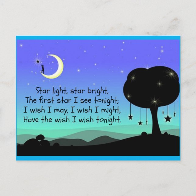 Star Light, Star Bright Postcard (Front)