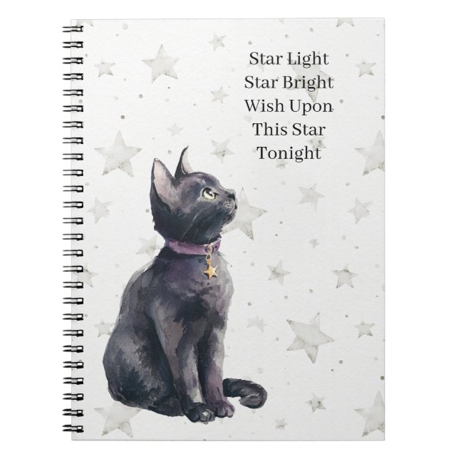 Star Light Star Bright Wish Notebook (Front)