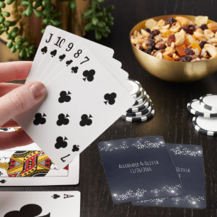 Star Light Wedding Favor Playing Cards