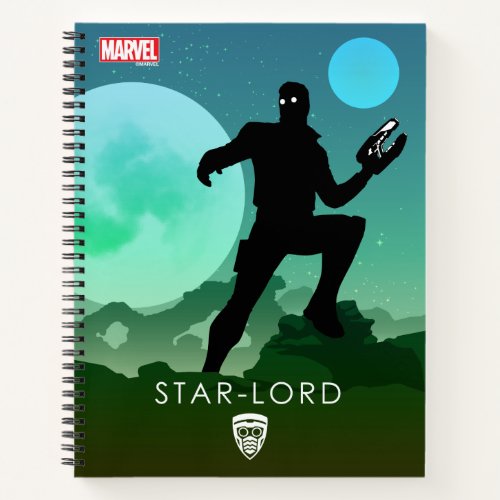 Star_Lord Heroic Silhouette Notebook