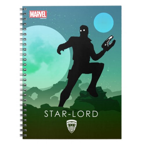 Star_Lord Heroic Silhouette Notebook