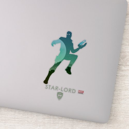 Star_Lord Heroic Silhouette Sticker