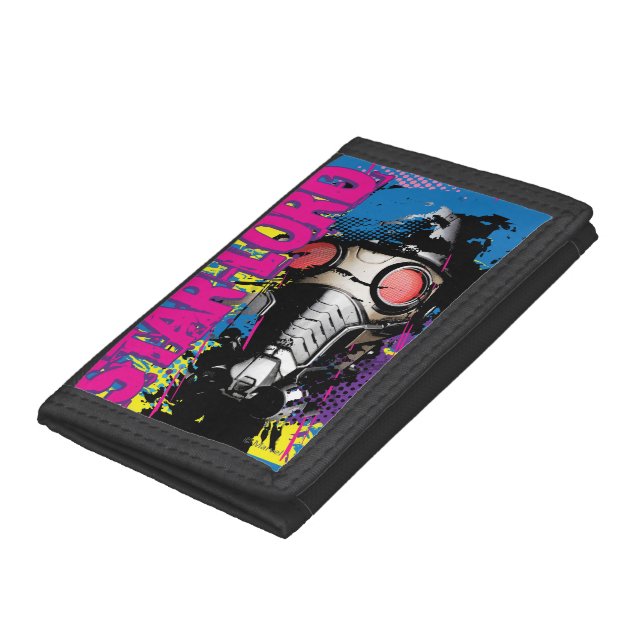 Star-Lord Paint Splatter Graphic Trifold Wallet (Bottom)