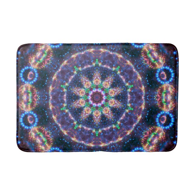 Star Magic Mandala Bathroom Mat (Front)