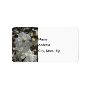 Star Magnolia Blooms Label