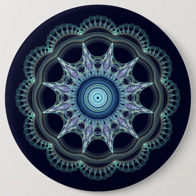 Star mandala button (Front)