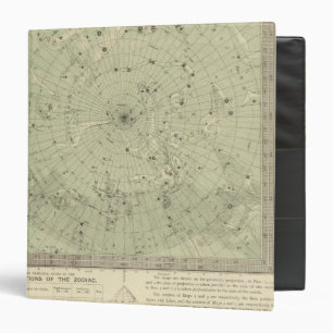Star map of North polar region Binder