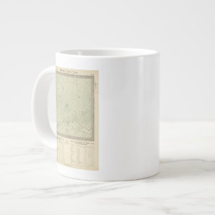Star map of South polar region Large Coffee Mug