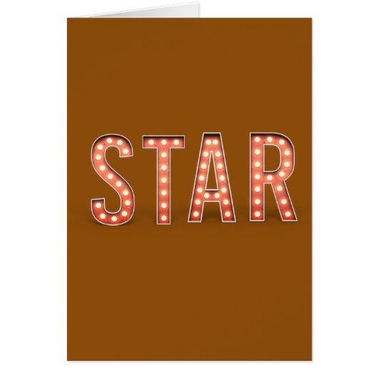 STAR Marquee Lights Cards (Front)