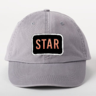 STAR Marquee Lights Iron On Patch