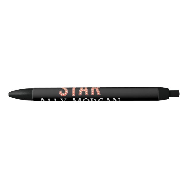 STAR Marquee Lights Personalized Pen (Front)