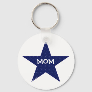 Star Mom Keychain