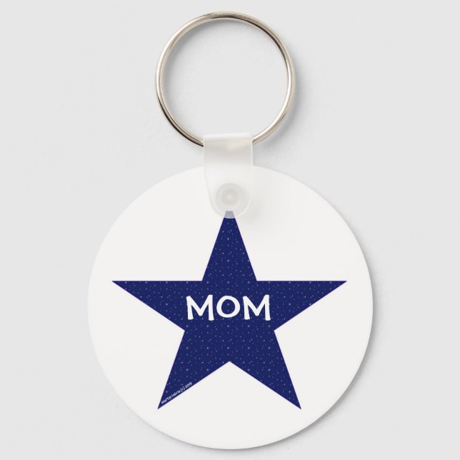 Star Mom Keychain (Front)