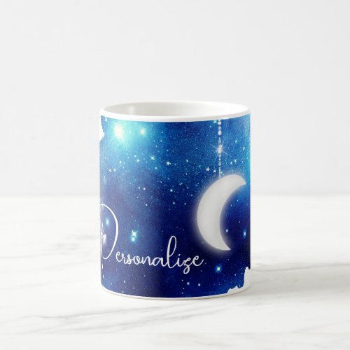 Star moon night sky celestial galaxy  coffee mug