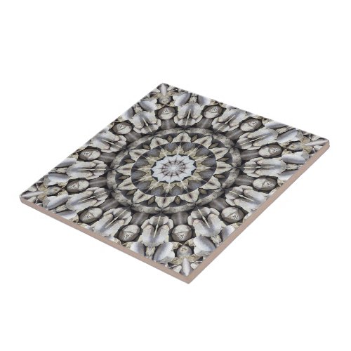 Star Mosaic Fantasy Fractals Art Pattern Ceramic Tile