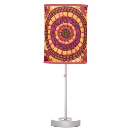 Star Mosaic Mandala Table Lamp