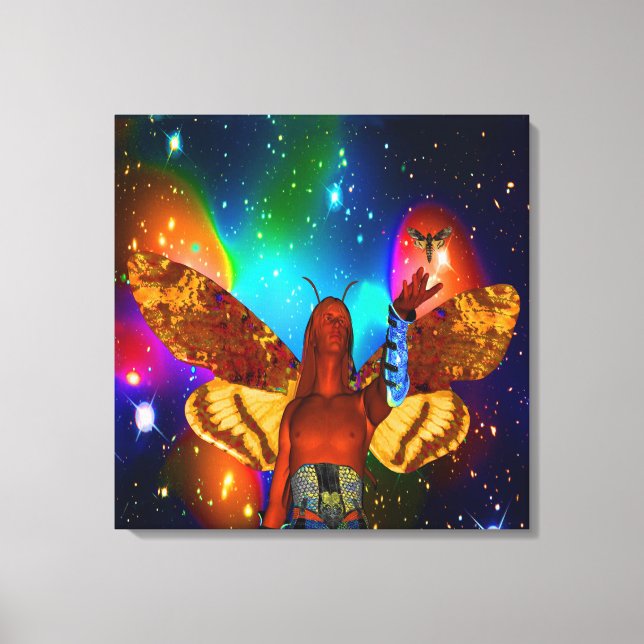 Star Moth Canvas Print (Front)
