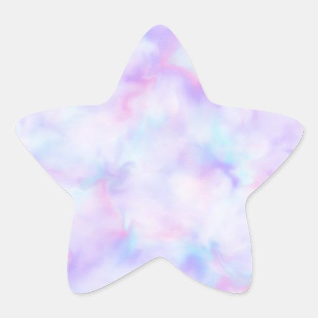 Star Multicolor Labels and Sticker  (Front)