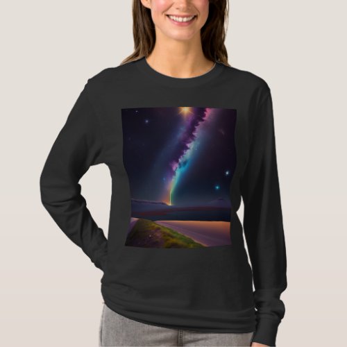 Star night design t_shirt
