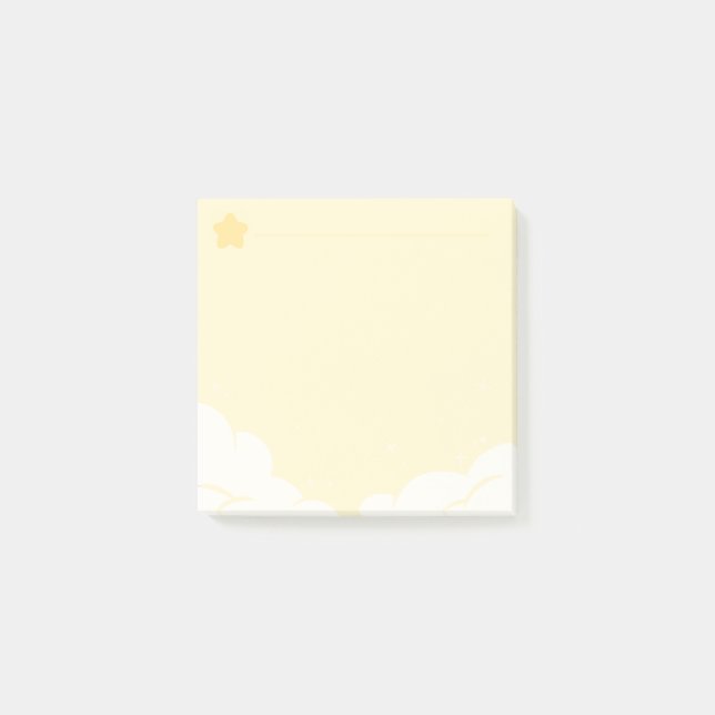 star note pad-Yellow (Front)