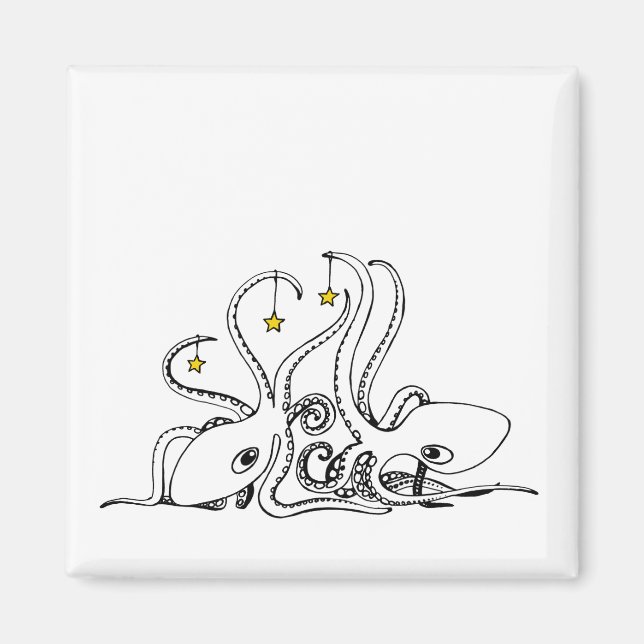 Star Octopodes Magnet (Front)