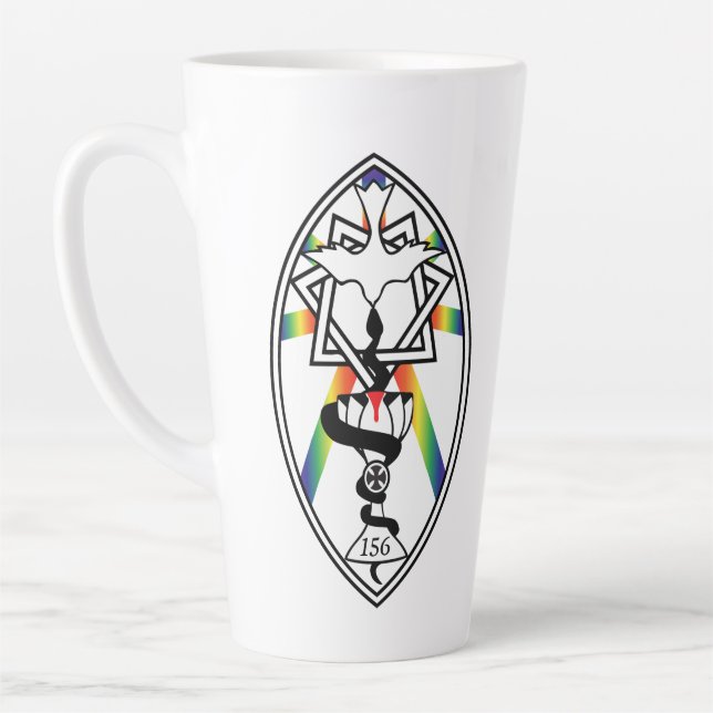 Star of Babalon Logo & Pride Lamen Mug (Left)